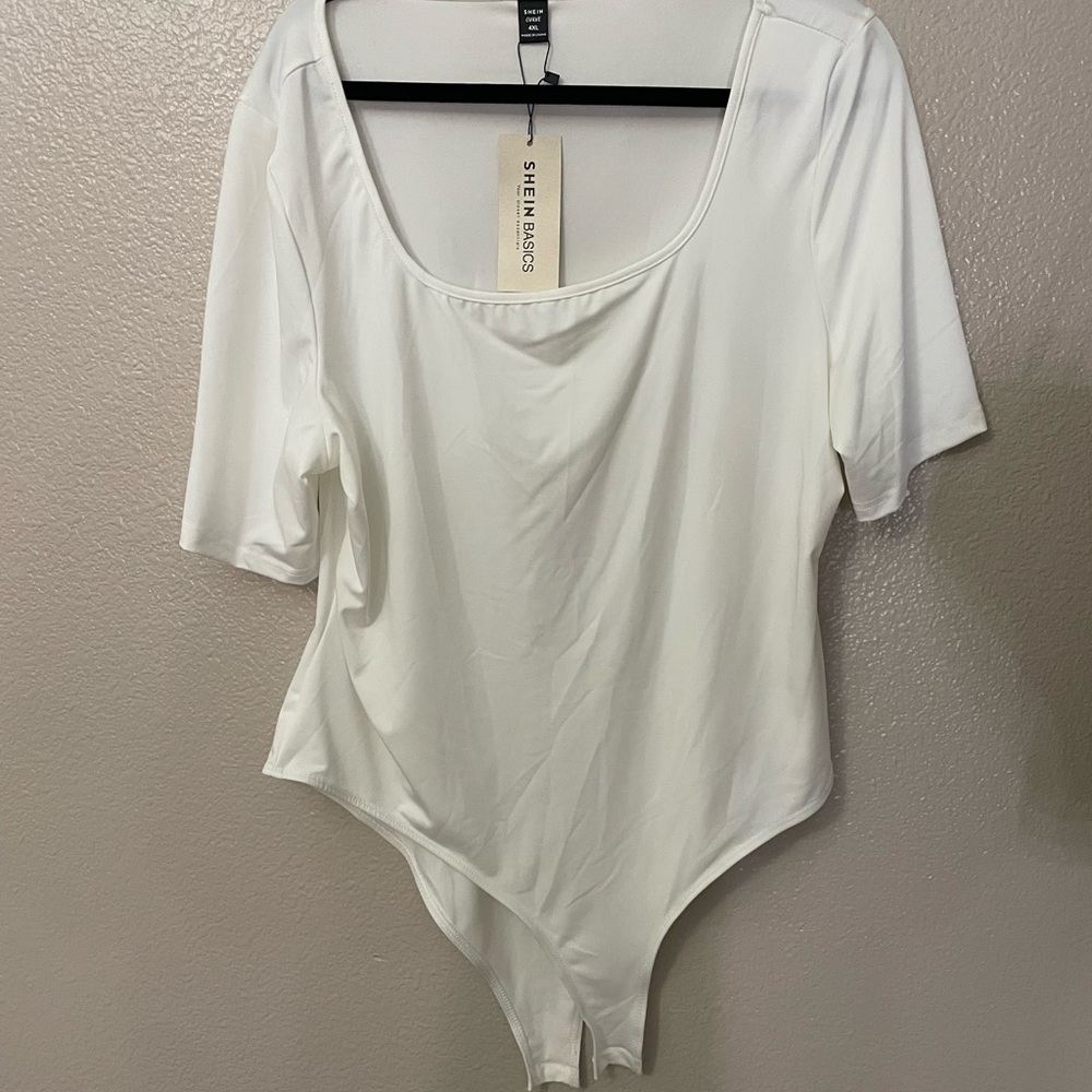 SHEIN Classic White Bodysuit
